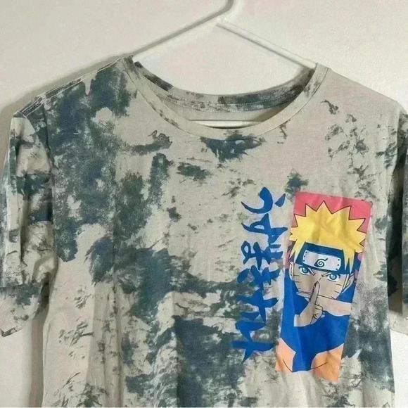 Naruto Shippuden Anime Masashi Kishimoto Tie Dyed T Shirt Size Medium Mens - Picture 2 of 7